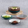 Melamine small dish imitation porcelain plastic Korean round dish snack dish seasoning dipping sauce vinegar dish commercial