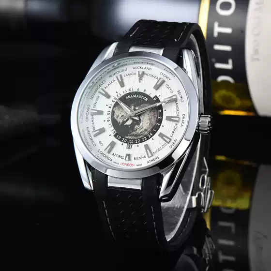 2025 Fashion Export Men's Silicone Bag Alloy with Calendar Quartz Watch Manufacturer Wholesale Dropshipping