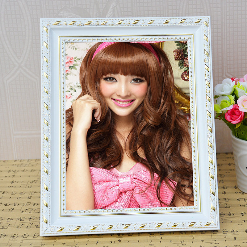 European solid wood photo frame gold photo frame 5 inch 6 inch 7 inch 8 inch 12 inch table photo frame wall hanging