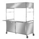 Supply Night Market Folding Stall Snack Cart Commercial Trolley Food Cart Mobile Stall Cart Outdoor Promotion Rack