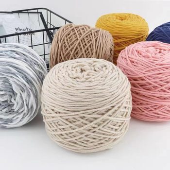 Huangshang Woven Scarf Wool Group Lover Milk Cotton Thick Handmade diy to Send Boyfriend 8 Lover Cotton