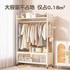 Hanger Removable Floor Coat Rack Girl's Bedroom Temporary Clothes Rack Durable Bag Storage Rack