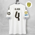 25/26 real madrid white home no. 4 alaba++. shijie cup armband