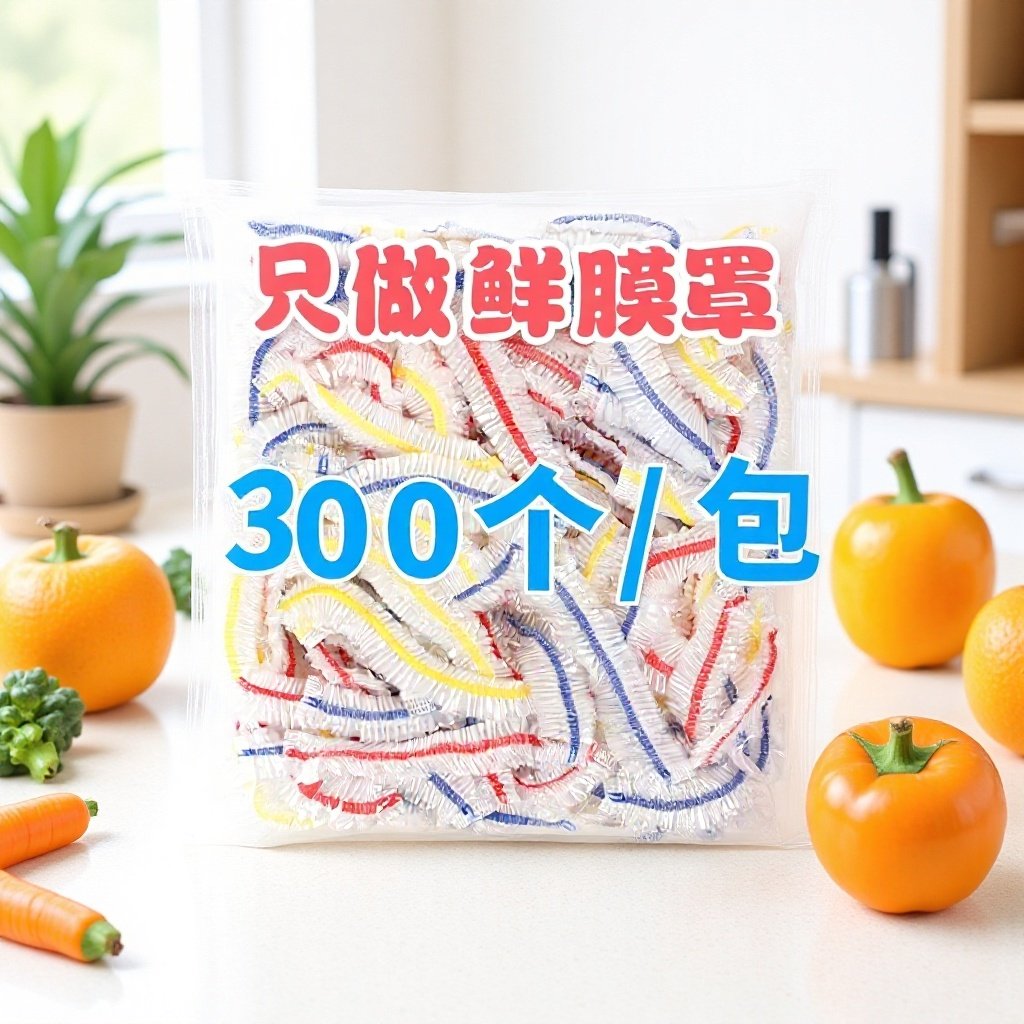 Tear-Free Transparent Cling Film Cover, Food-Grade Pe Film Fresh-Keeping Bag, Vegetable Cover, Leftover Food Elastic Disposable Bowl Cover Manufacturer