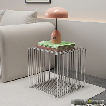 Foreign Trade Simple Small Coffee Table Side Table Bedside Table Floor Corner Table Hanging Wall Metal Storage Rack Wall Decoration