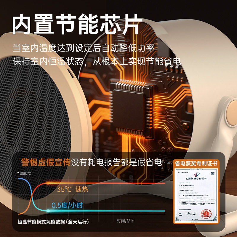 新款桌面暖风机立式取暖器小型家用办公电暖器宿舍取暖机暖脚器