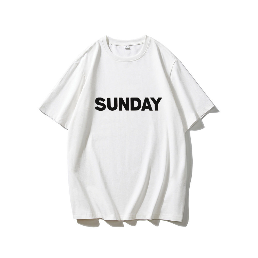Womens Summer Graphic T Shirt Loose Fit Round Neck Short Sleeve Cotton Casual Wear for Everyday Wholesale