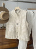 New Chinese-Style Heavy Embroidery National Style Vest Layered Tank Top Linen Sleeveless Jacket Top for Women 2026