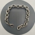 Thick letter bracelet