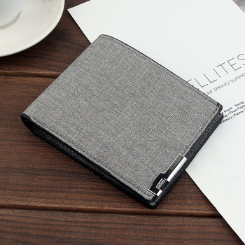 Wallet men's new wallet large capacity short multi-functional Youth student Korean casual multi-card hot bag