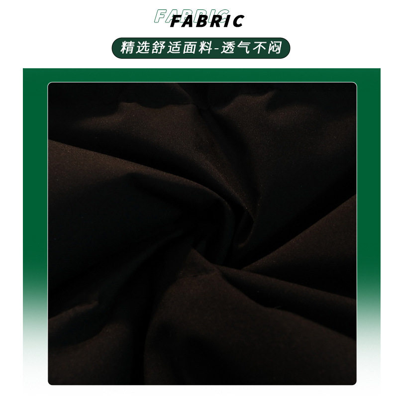 NASA Down Jacket Men's Mid-length Winter Loose Hooded Korean Fashionable Thickened Warm Windproof White Duck Down Jacket