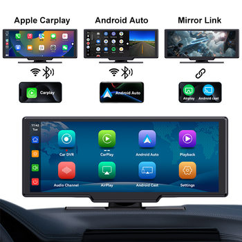 Cross-border 7/8/9/10.26 inch wireless CarPlay portable screen car machine central control gps navigation driving recorder