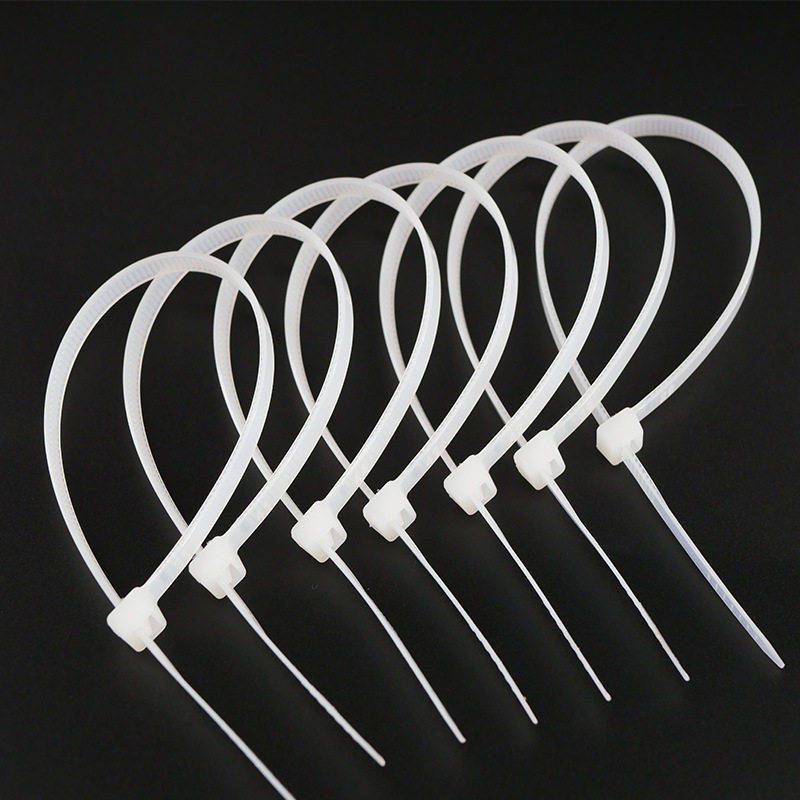 Wholesale of Cable Ties, Plastic Ties, Complete Range of Specifications, 3*100 Self-Locking Nylon Steel Straps for Electrical Wires and Network Cables