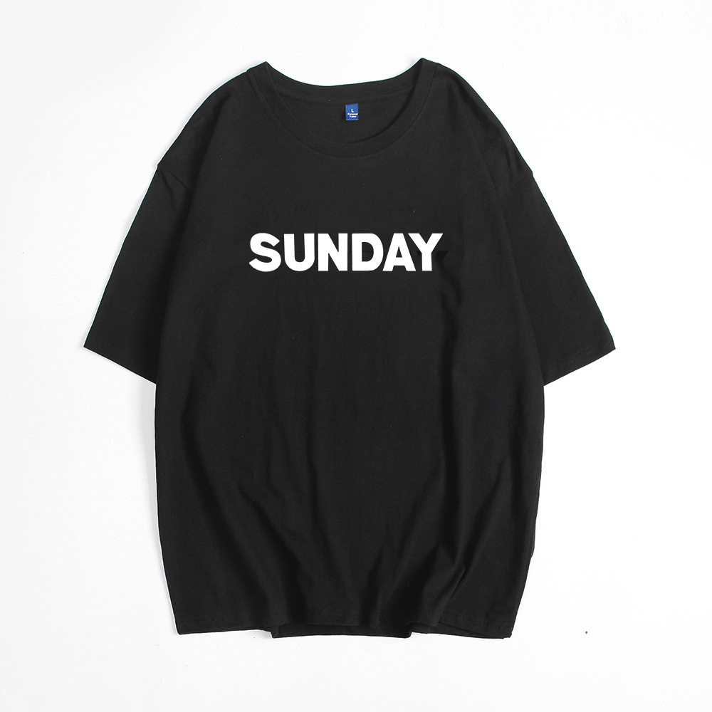 Womens Summer Graphic T Shirt Loose Fit Round Neck Short Sleeve Cotton Casual Wear for Everyday Wholesale