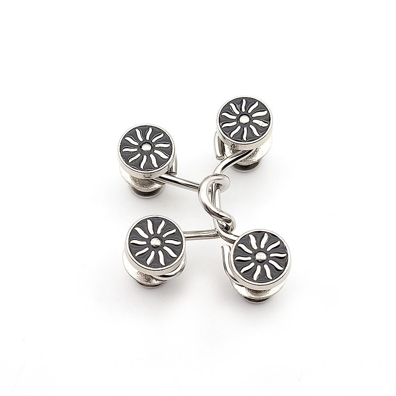 Waist-tight button nail-free detachable button jeans waist adjustment big change small style buckle seam-free metal button