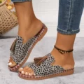 Brown leopard print