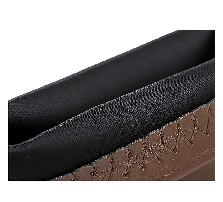 Boot nữ cổ thấp gót nhọn siêu cao mũi nhọn kim loại phối khóa kéo — 319-11 đen 8cm, 319-A11 Cà phê 5cm, 319-A11 đen 5cm, Màu nâu 319-11 8cm