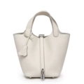 Milkshake white large size (silver buckle)