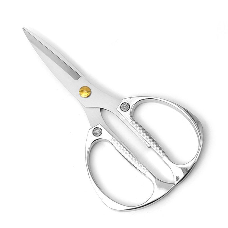 Manufacturer Wholesale K82 Scissors Stainless Steel Alloy Chicken Bone Scissors Kitchen Scissors Household Stall Heavy-Duty Scissors Sharp and Durable