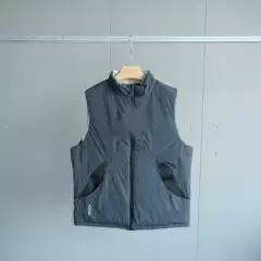 Cross border source Nocta co branded double-sided cotton jacket vest black gray spliced unisex
