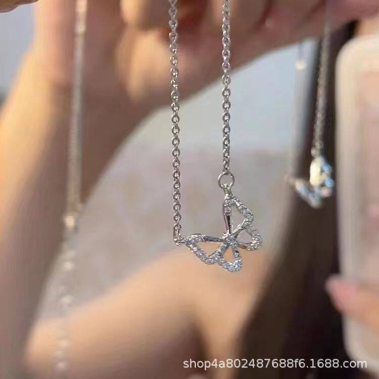 สร้อยคอใหม่สำหรับผู้หญิง ดีไซน์เฉพาะเบาๆ หรูหรา สไตล์อิน อเน...