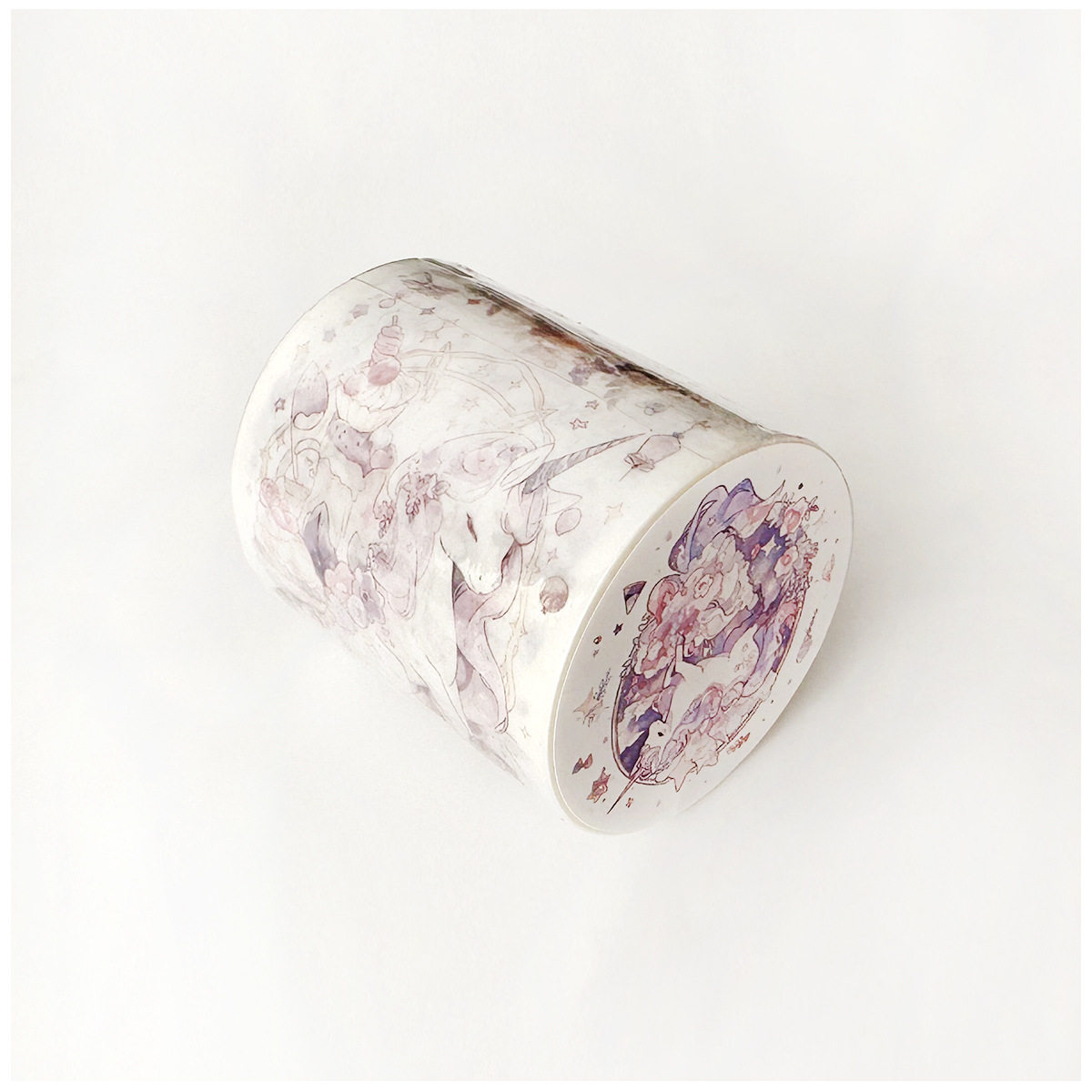 Long Cycle Special Oil and Paper Tape Ins Cute Girly Heart Handbag Tape Cartoon Sticker Kidsren's Handbag Tape