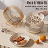 Light Luxury Simple Transparent PET Tableware Bone Spitting Dish Household Living Room Kitchen Square snack Dish Fruit Plate Dish