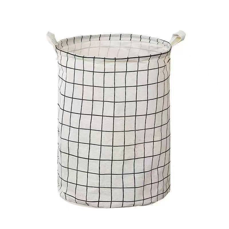 Dirty Clothes Basket, Clothes Storage Basket, Cotton and Linen Dirty Clothes Basket, Clothes Storage Basket, Waterproof Laundry Basket, Clothes Storage Bag