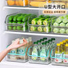 Household Refrigerator Storage Box Organizer Box Food-Grade Kitchen Special Vegetable Egg Freezing Storage Artifact