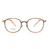 Junda Glasses New Danyang Glasses Ultra-Light Pure Titanium Glasses Frame Versatile Brown Myopia Glasses Frame Wholesale 9113
