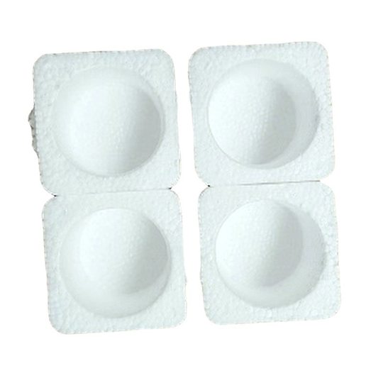 Six-sided square foam packaging box round thick glass bottle packaging foam box express transport protection box manufacturers