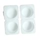 Six-sided square foam packaging box round thick glass bottle packaging foam box express transport protection box manufacturers