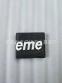 Water ripple print black