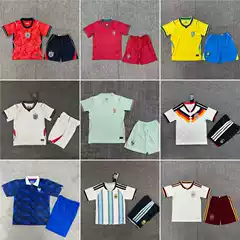 2627 Children's Clothing Usa, Canada, Mexico World Cup National Team Football Uniforms Mexico Brazil Argentina Portugal Set Jerseys