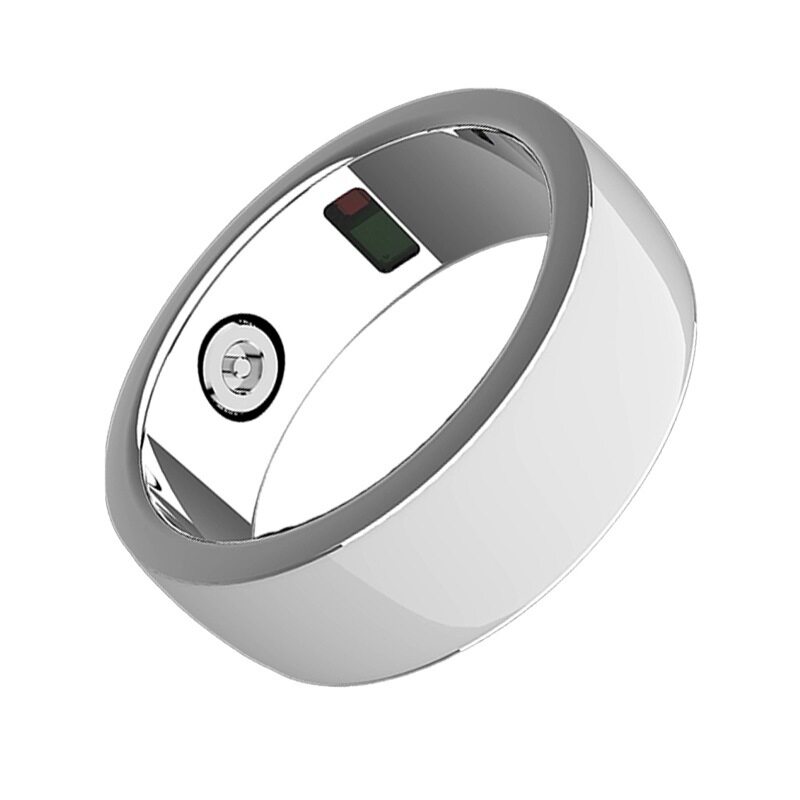 Titanium Alloy Waterproof Ring Men's European and American Cross-border Smart Health Ring Bluetooth Heart Rate Blood Oxygen Sleep Monitoring Ring