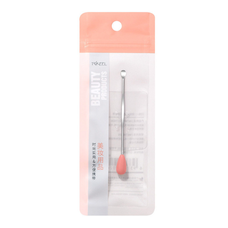 Kawasaki Ear Pick Pink Ear Cleaning Tool Stainless Steel Ear Scoop Single Ear Pick Ear Spoon