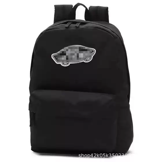 Trendy Brand Cross-Border E-commerce Domestic Stock Black and White Checkered Backpack, Stylish Student Backpack, Checkerboard Pattern Rucksack