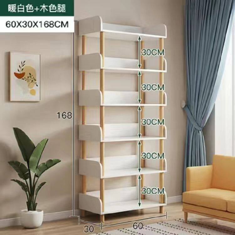 简易书架货架置物架多层收纳架子展示架客厅落地卧室家用储物柜子