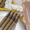 Sweet mint slim eyeliner very thin waterproof sweat-proof non-blooming brown liquid silkworm pen wholesale makeup