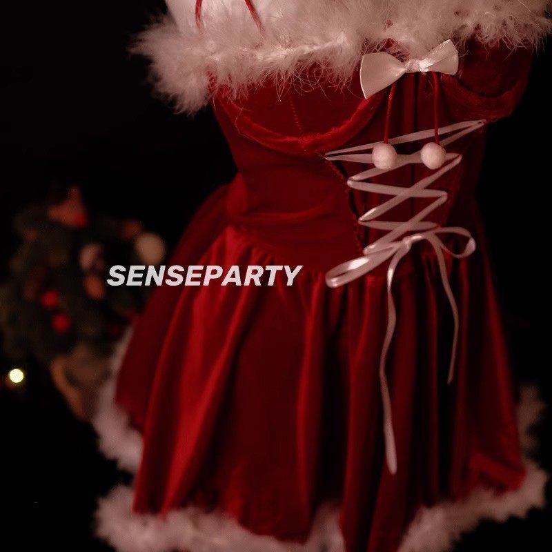 Huan also sexy lingerie sexy suspenders corset dress sweet cute bunny christmas costume sd6