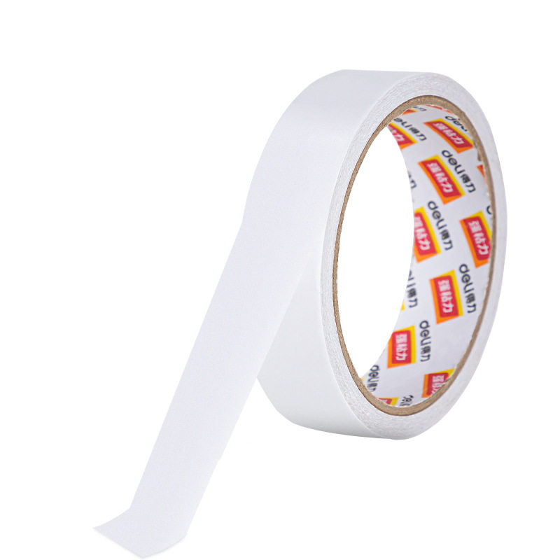 Deli 30400 double-sided adhesive high viscosity cotton paper double-sided wide tape wholesale strong fixed stationery office supplies