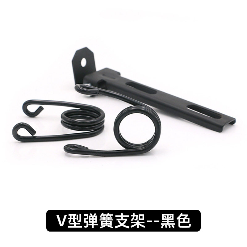 ブラケット+黒色V字スプリング