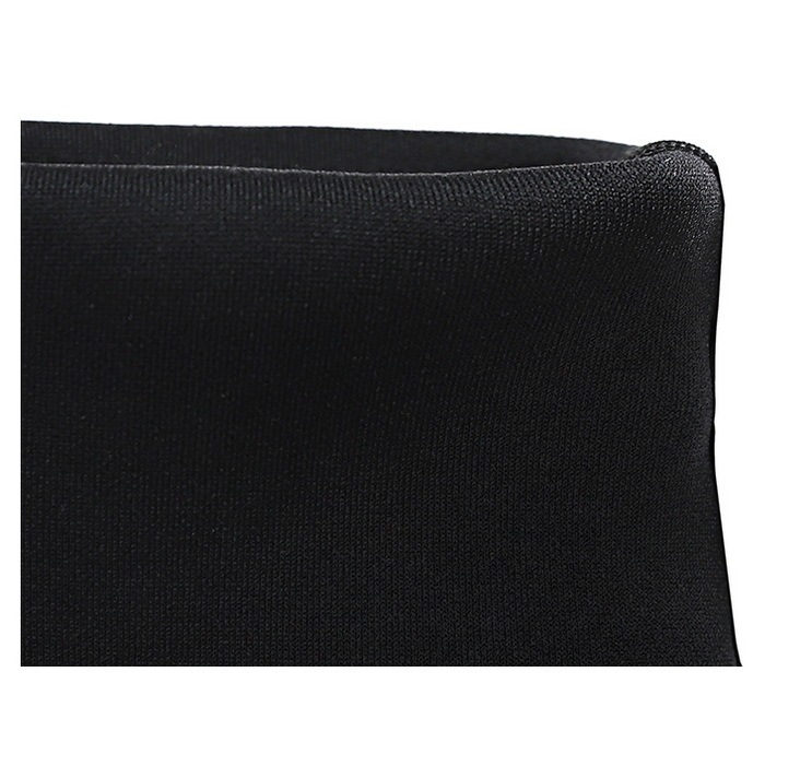 Boot nữ cổ thấp mũi nhọn nhung nhung gót vừa phong cách thanh lịch — 319-10 đen 8cm, 319-A10 đen 5cm, 319-A10 Màu nâu sẫm 5cm, Màu nâu sẫm 319-10 8cm