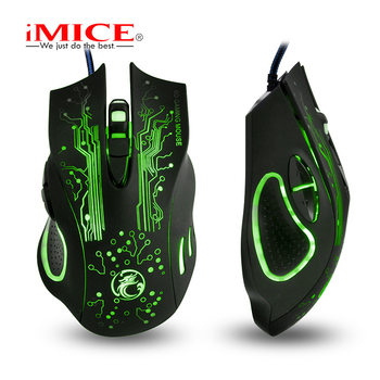 IMICE brand X9 USB mouse manufacturers direct supply game photoelectric mouse colorful electric competition LOL game mouse