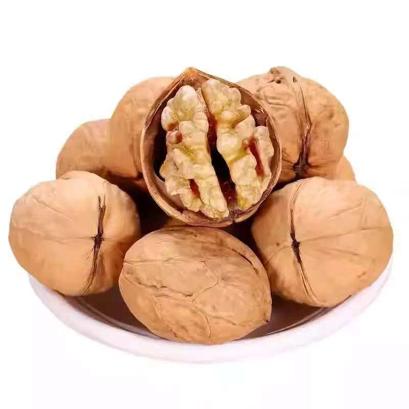 Xinjiang 185 Paper-Skinned Walnuts Wholesale Large Size 500g Bagged Easy to Peel Delicious Nutritious Thin-Skinned Fresh Walnuts