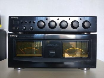 Qisheng Av-388D Amplifier Second-Hand Qisheng/Qisheng Av-388D Dual Meter Amplifier Qisheng Front and Rear Amplifier