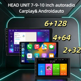 7/9/10-дюймовый автомобильный навигатор Android 13 carplay host IPS-экран Bluetooth GPS большой универсальный экран
