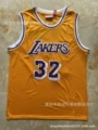 Lakers no. 32 johnson retro yellow