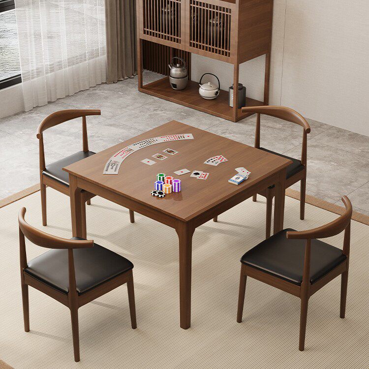 掼蛋专用桌实木棋牌桌打牌桌子牌桌小方桌八仙桌四方桌正方形桌椅