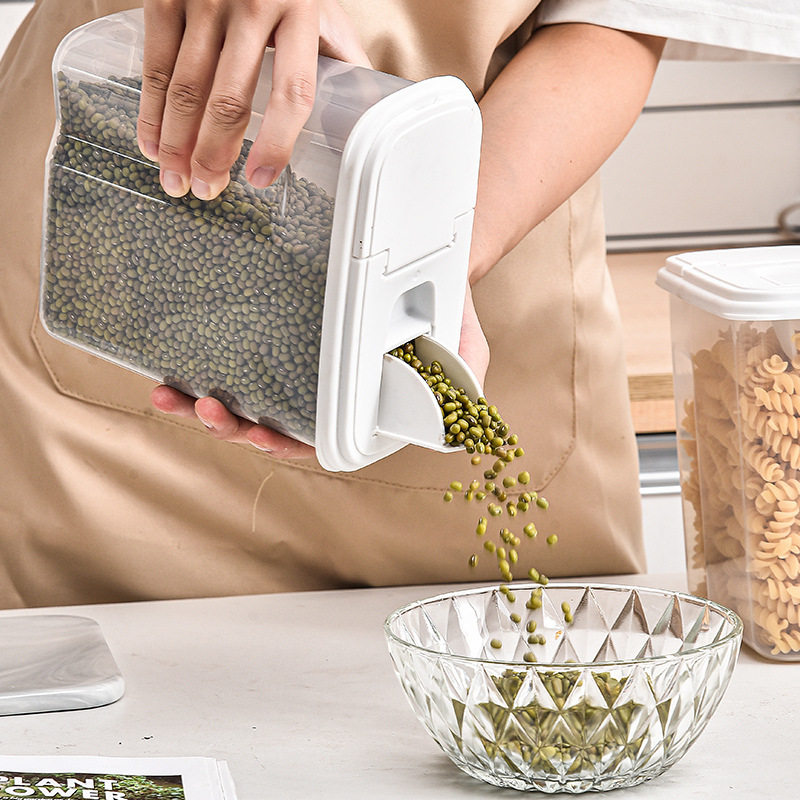 Japanese-style household rice bucket insect-proof moisture-proof rice flour storage tank container grain storage box food grade